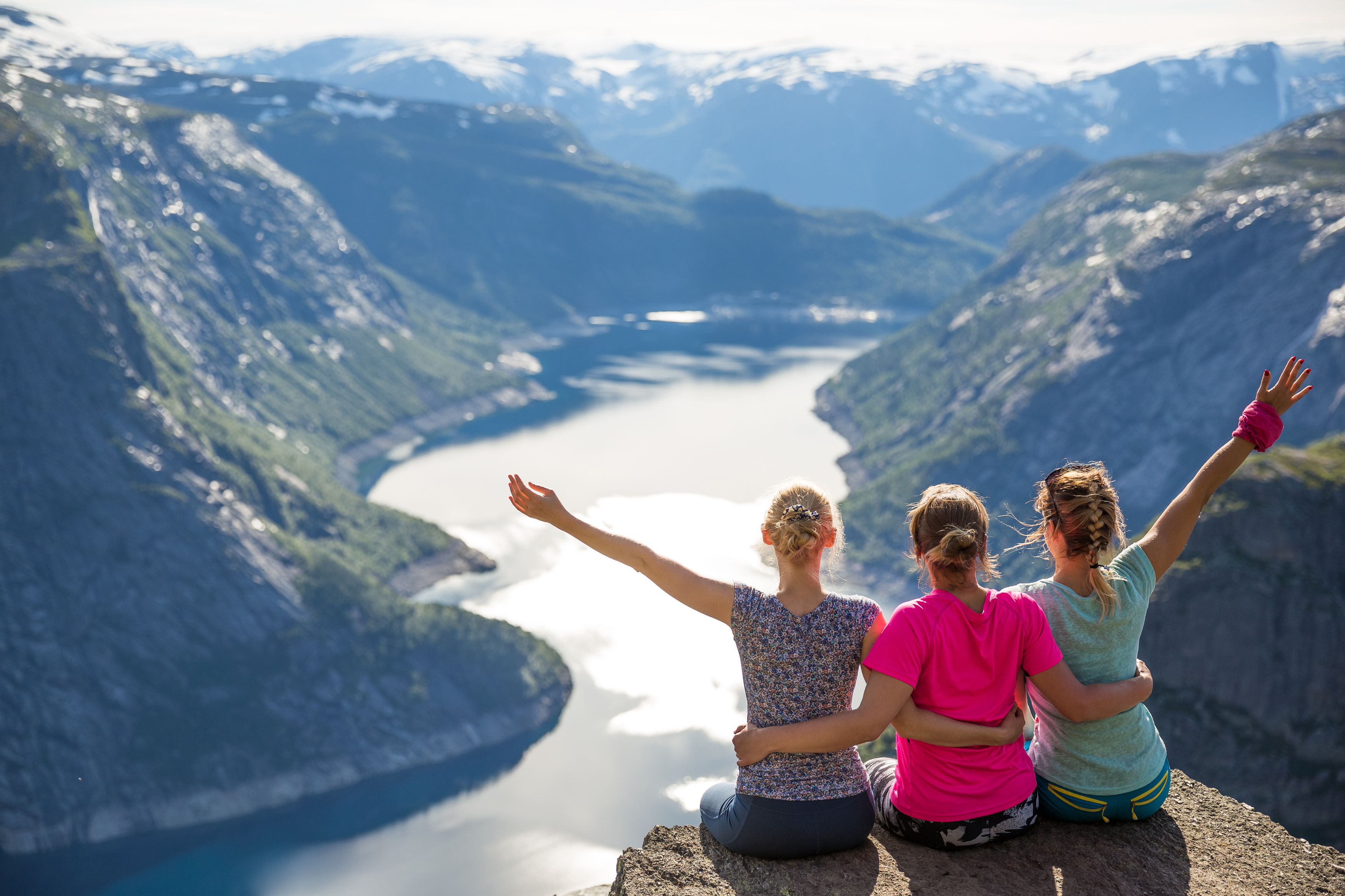 Hiking to Trolltunga